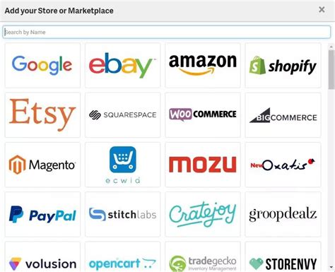 online selling portal.